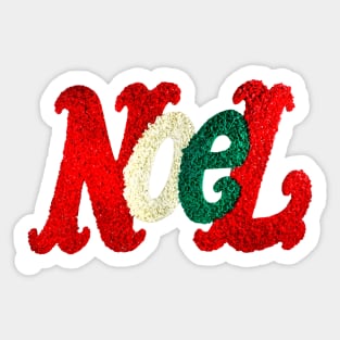 NOEL 70s Plastic Popcorn Sticker